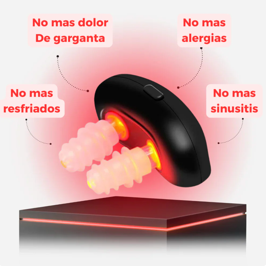 RESPIRIA - Elimina la Sinusitis, Congestión Nasal & Alergias - Respira Mejor
