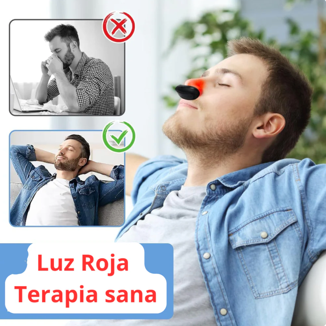 RESPIRIA - Elimina la Sinusitis, Congestión Nasal & Alergias - Respira Mejor